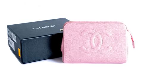 chanel pink cosmetic pouch|Chanel makeup bag 2023.